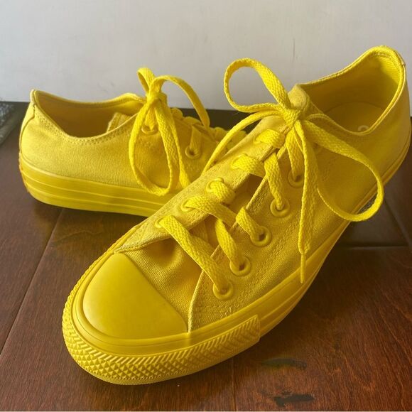Converse CTAS Pro Monochrome Aurora Yellow Sneaker 166410F Men’s 5 Women’s 7 - Picture 1 of 6
